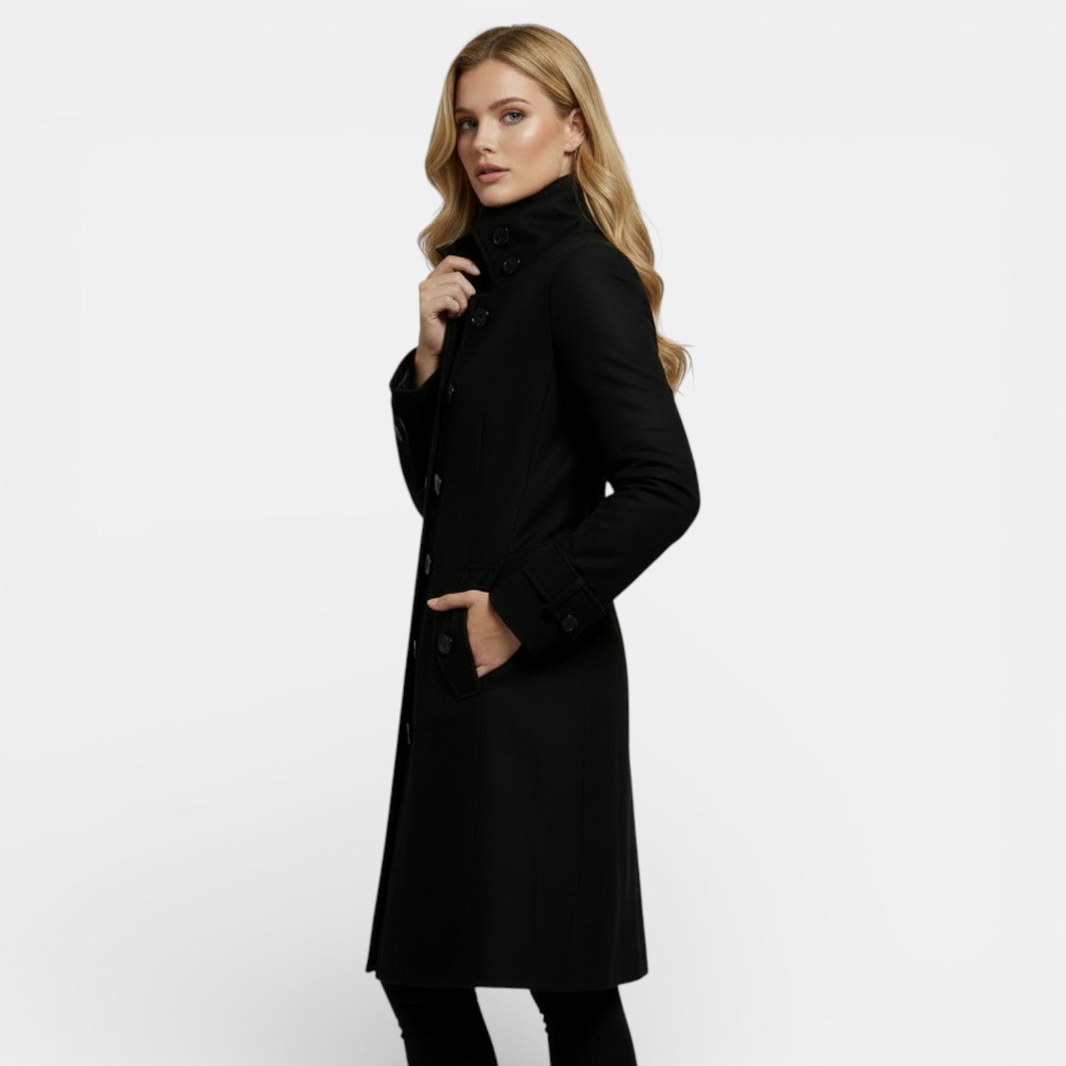 Blaise | Women's Wool Trench Coat, Timeless Coat