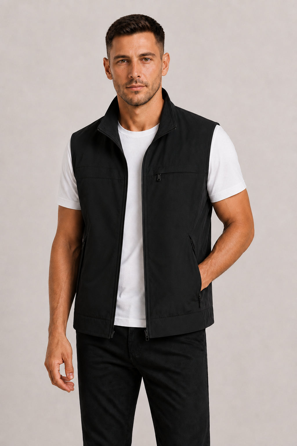 Corentin | Men's Zip Gilet, Lightweight Vest