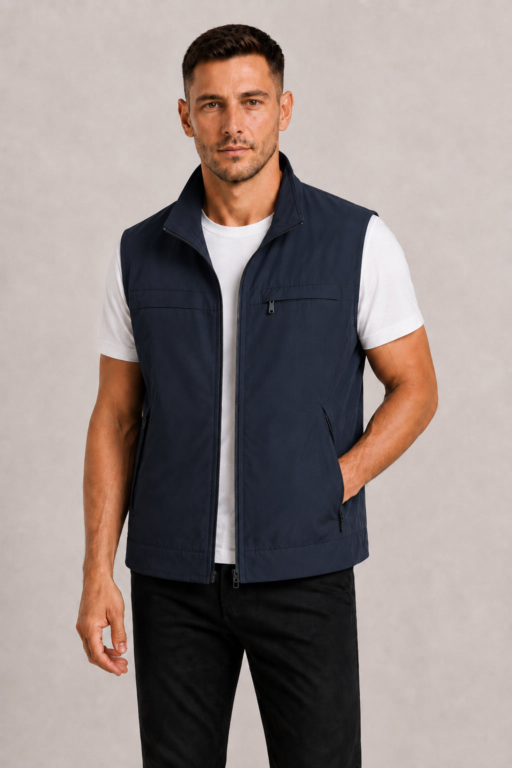 Corentin | Men's Zip Gilet, Lightweight Vest