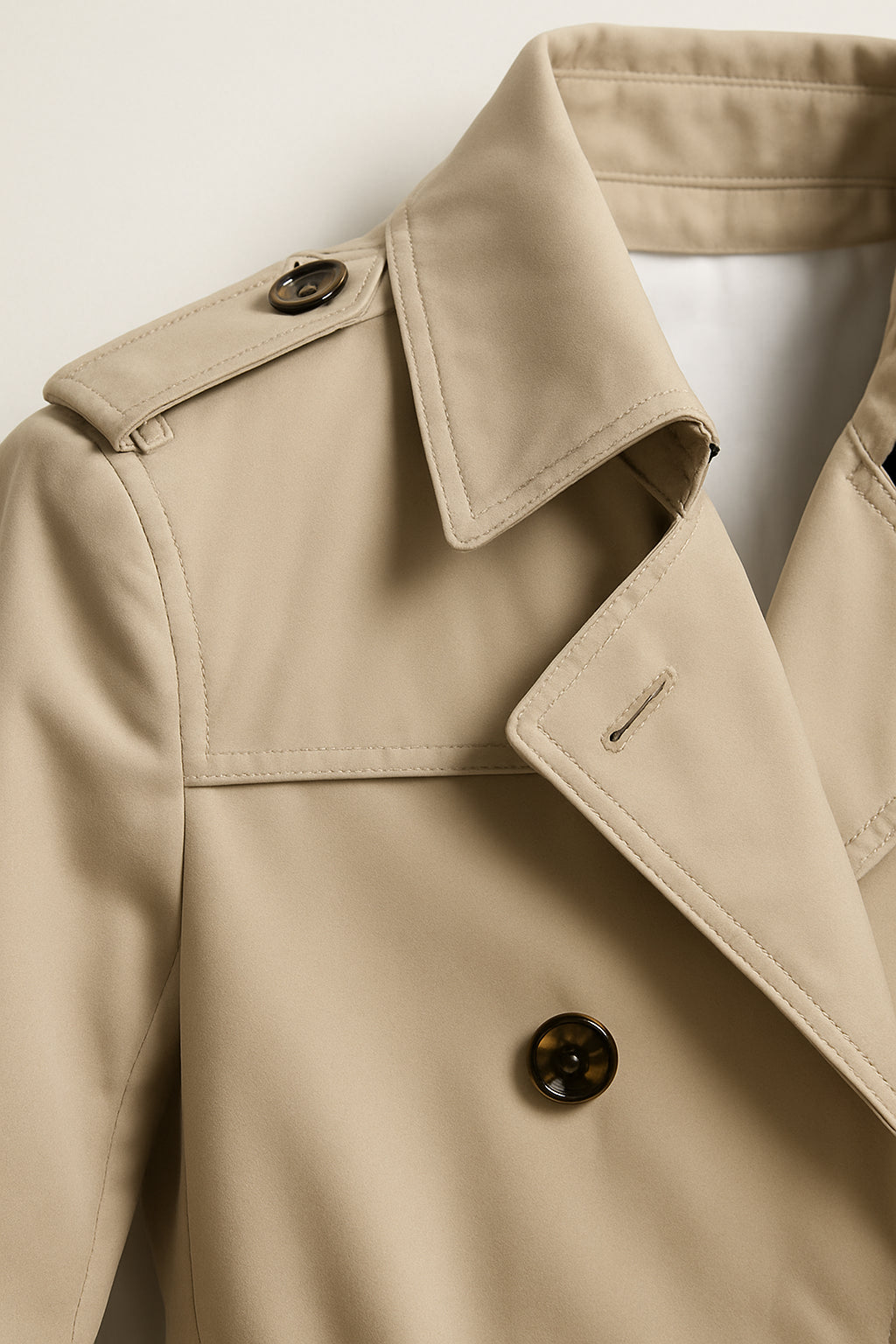 Elliott | Men's Belted Trench Coat, Classic Tailored Coat