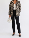Inaya | Women's Quilted Jacket, Retro Circle Design