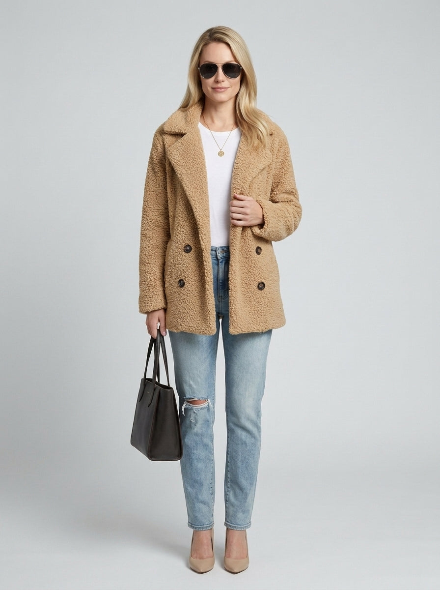 Lottie | Women's Cropped Textured Jacket