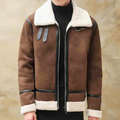 Marco | Men's Suede Coat, Belted Waist Outerwear