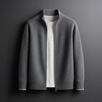 Men's Full-Zip Merino Wool Cardigan