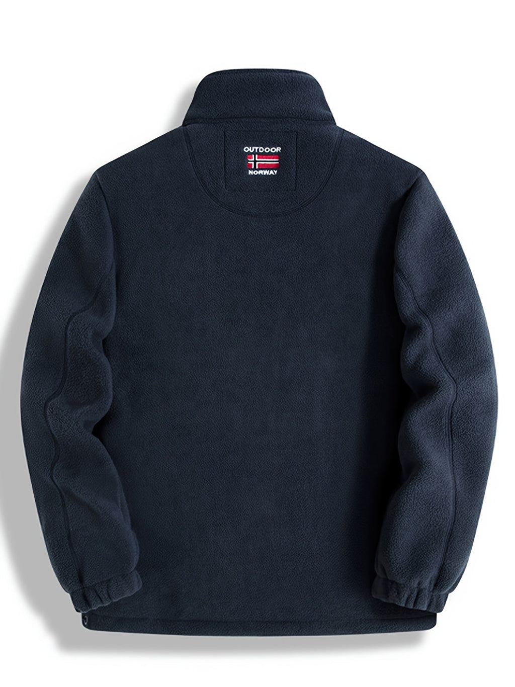 Bram | Men's Fleece Jacket, High-Collar Outerwear