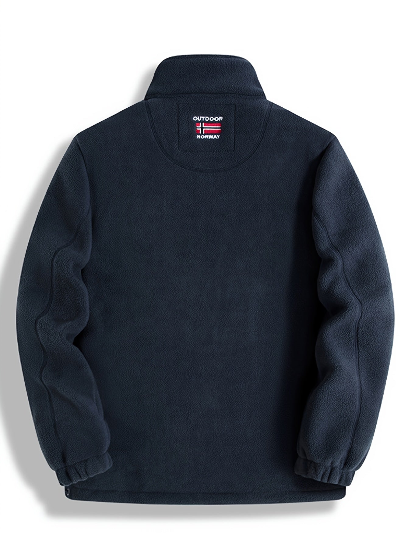 Bram | Men's Fleece Jacket, High-Collar Outerwear