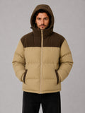 Barrett | Men's Hooded Corduroy Puffer Jacket, Quilted Coat