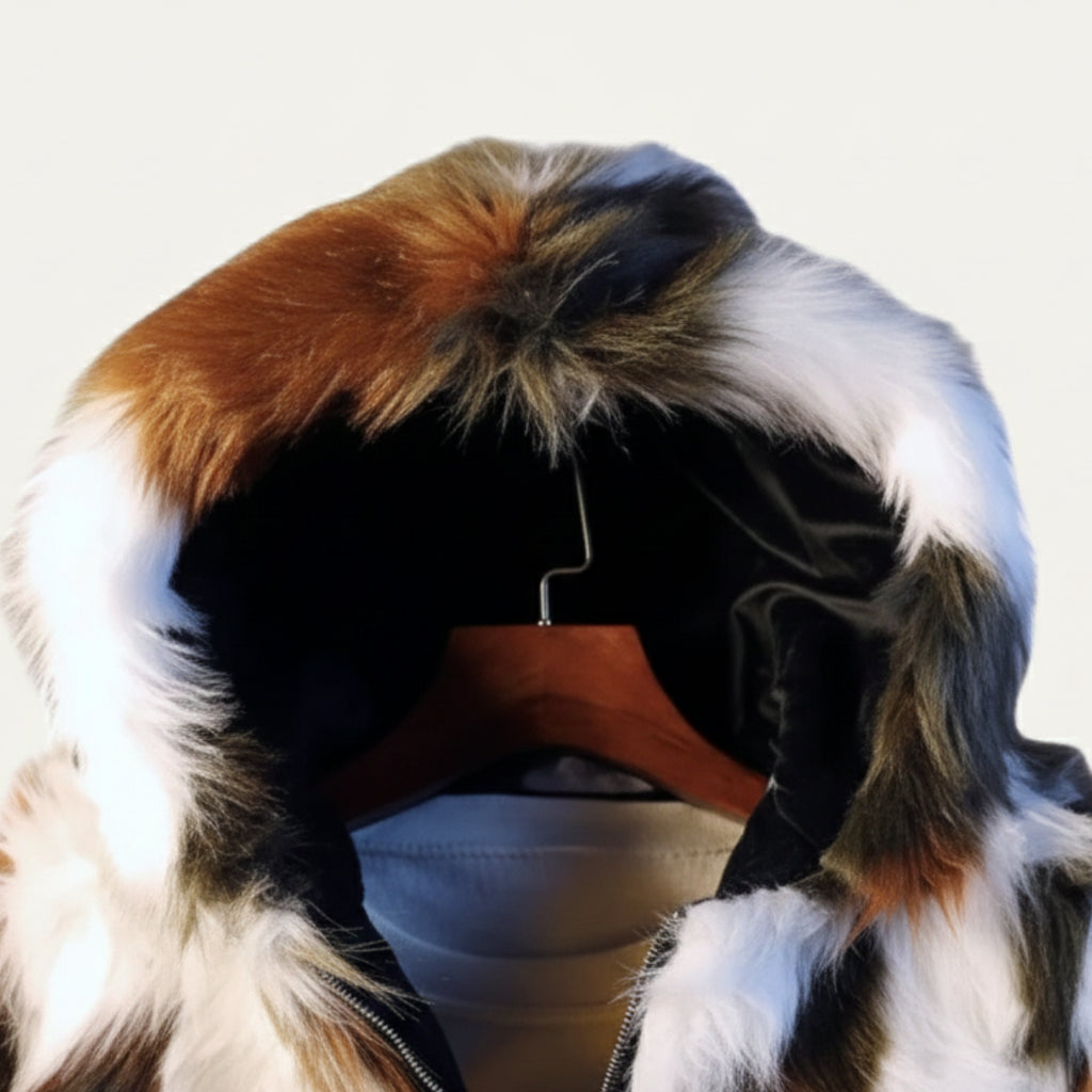 Silas | Men's Fur-Lined Hooded Jacket, Full-Zip Outerwear