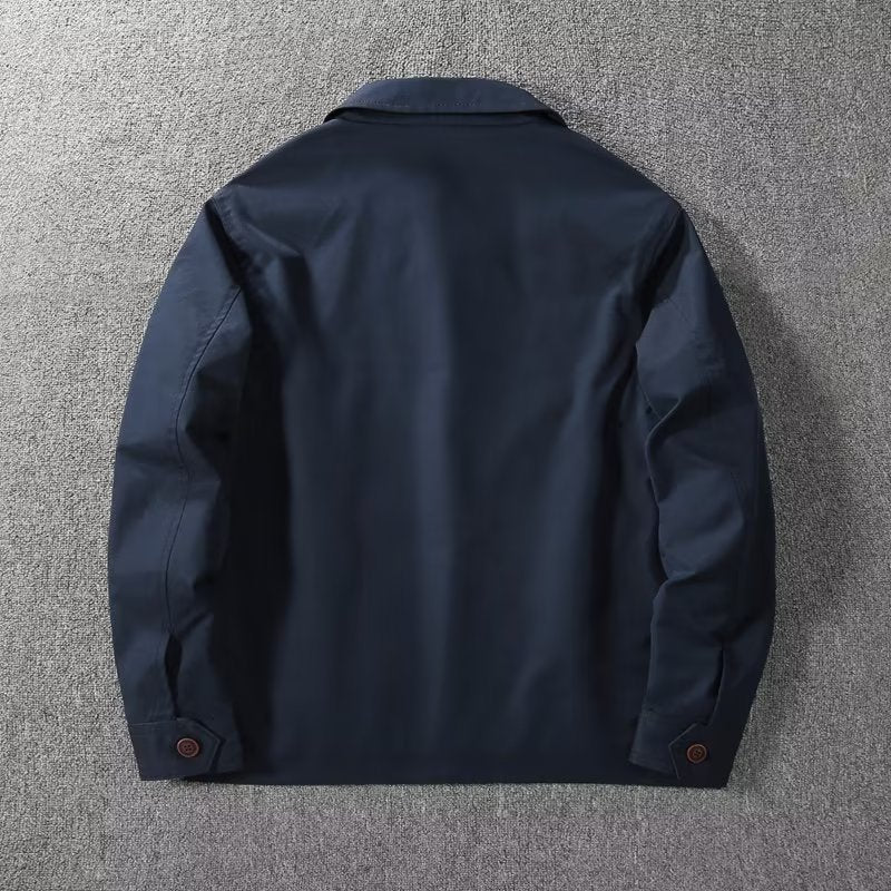 Dante | Men's Nylon Windbreaker Jacket, Notch Collar