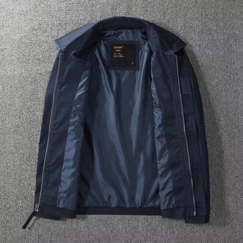 Dante | Men's Nylon Windbreaker Jacket, Notch Collar