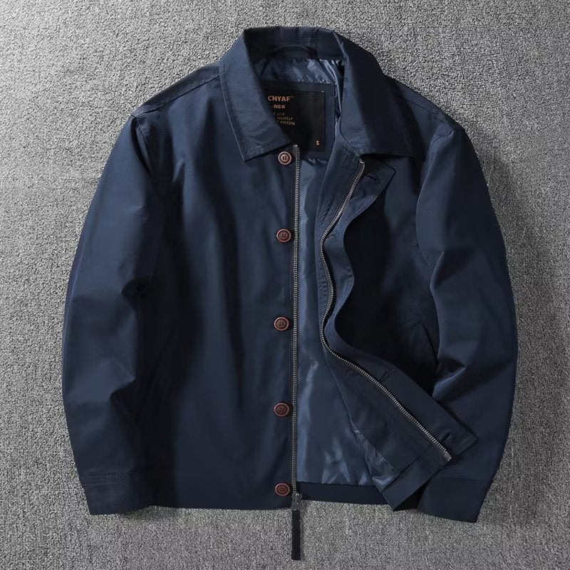 Dante | Men's Nylon Windbreaker Jacket, Notch Collar