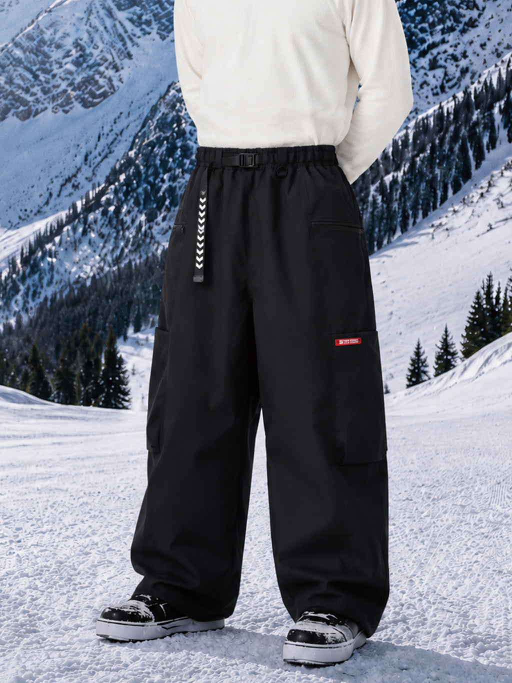 Jasper | Men's Printed Cargo Pants, Straight-Leg Trousers