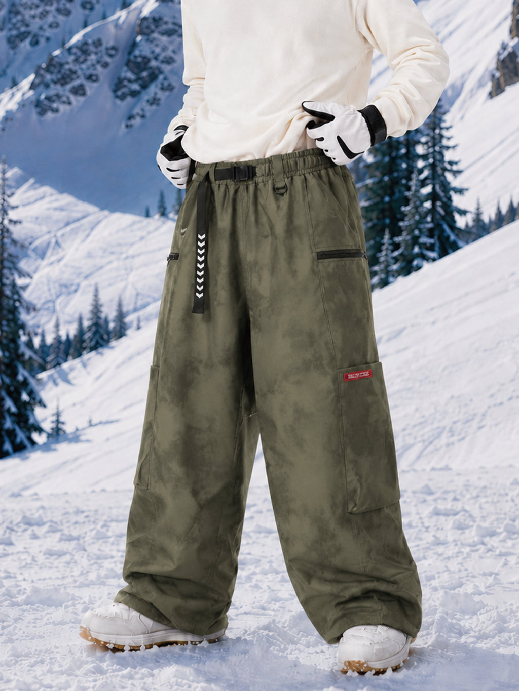 Jasper | Men's Printed Cargo Pants, Straight-Leg Trousers