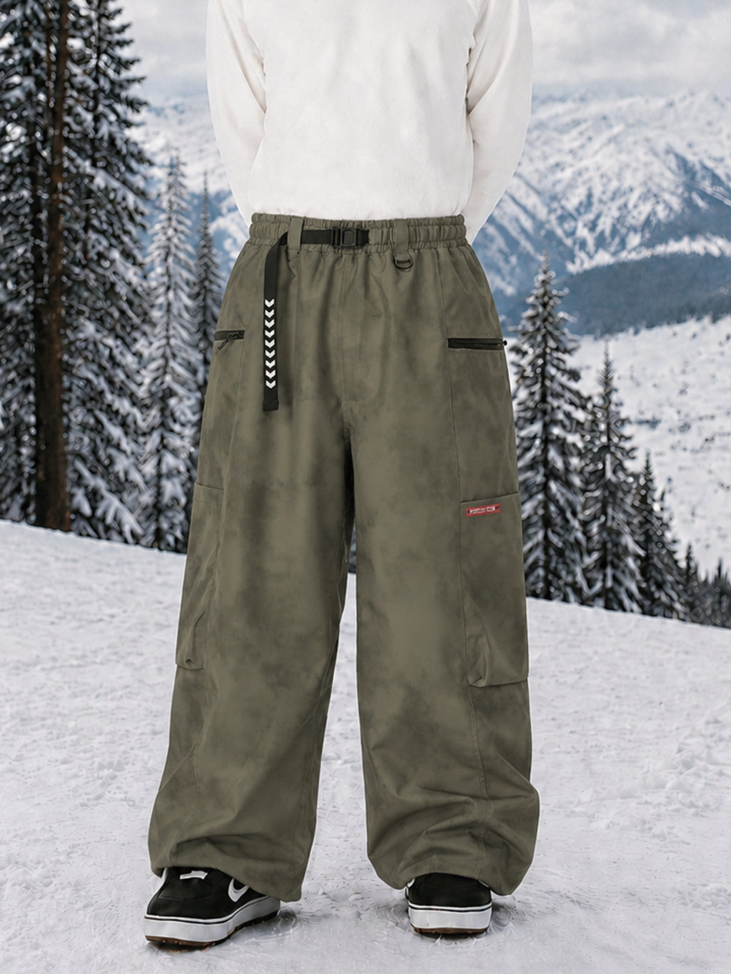 Jasper | Men's Printed Cargo Pants, Straight-Leg Trousers