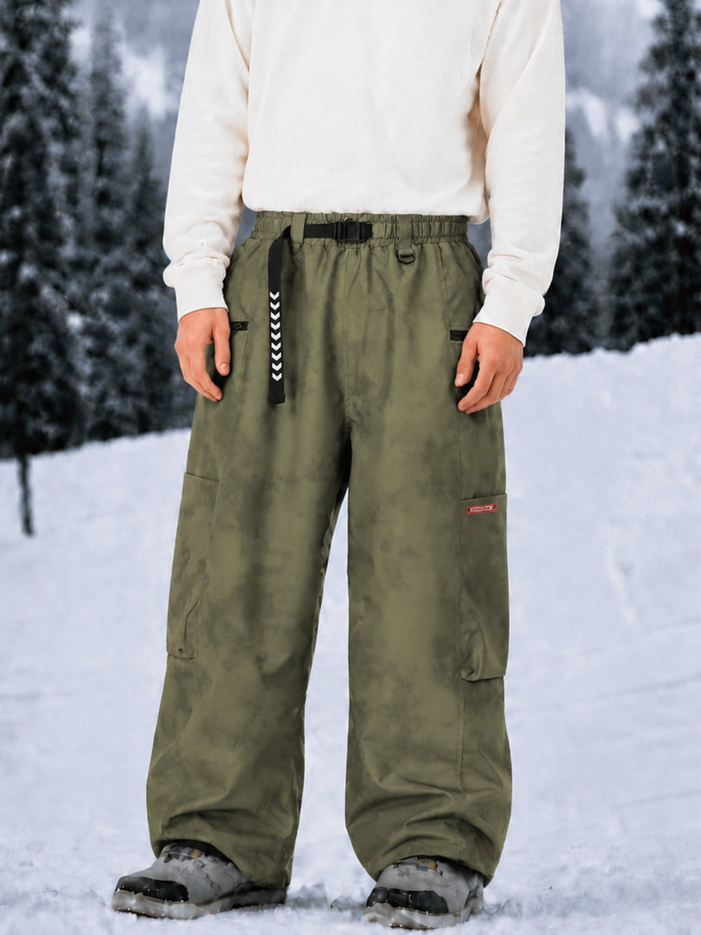 Jasper | Men's Printed Cargo Pants, Straight-Leg Trousers