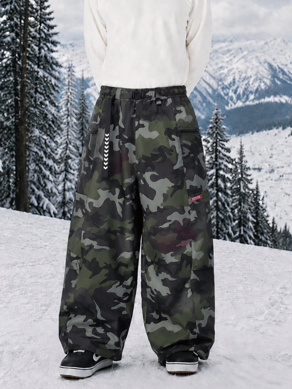 Jasper | Men's Printed Cargo Pants, Straight-Leg Trousers