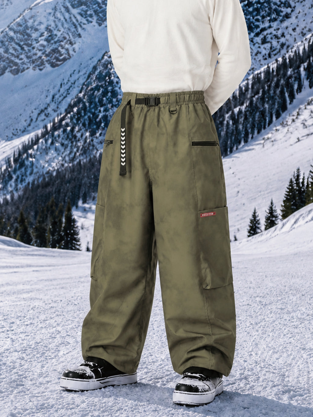 Jasper | Men's Printed Cargo Pants, Straight-Leg Trousers
