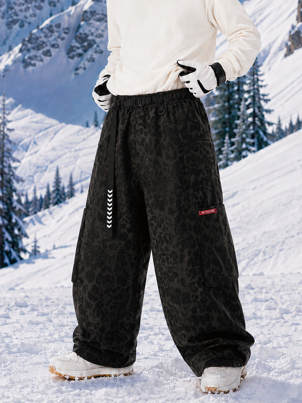 Jasper | Men's Printed Cargo Pants, Straight-Leg Trousers