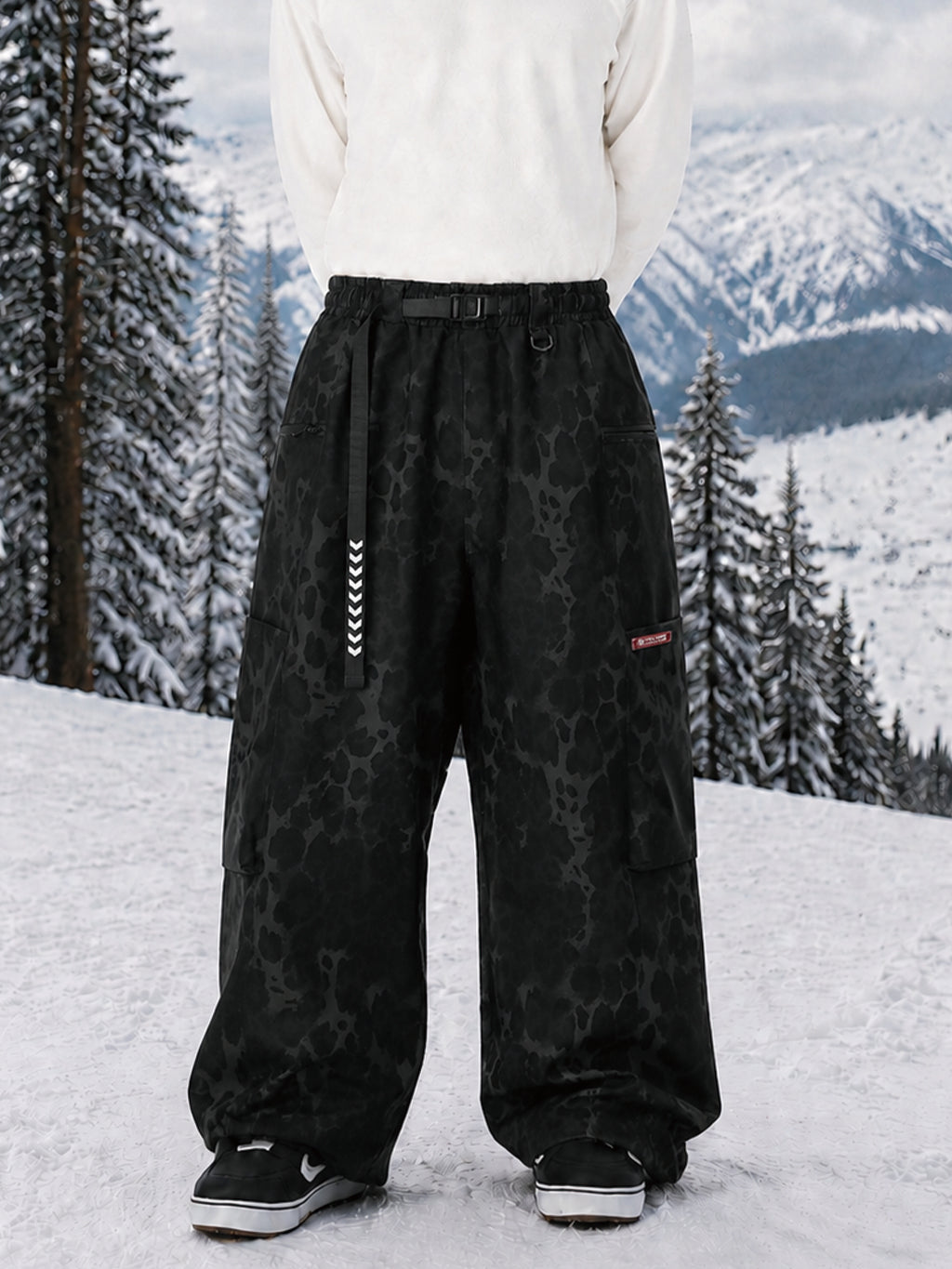 Jasper | Men's Printed Cargo Pants, Straight-Leg Trousers