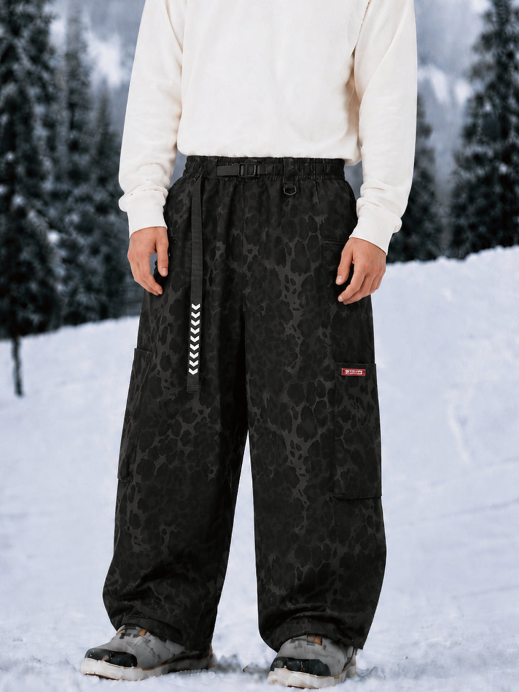 Jasper | Men's Printed Cargo Pants, Straight-Leg Trousers