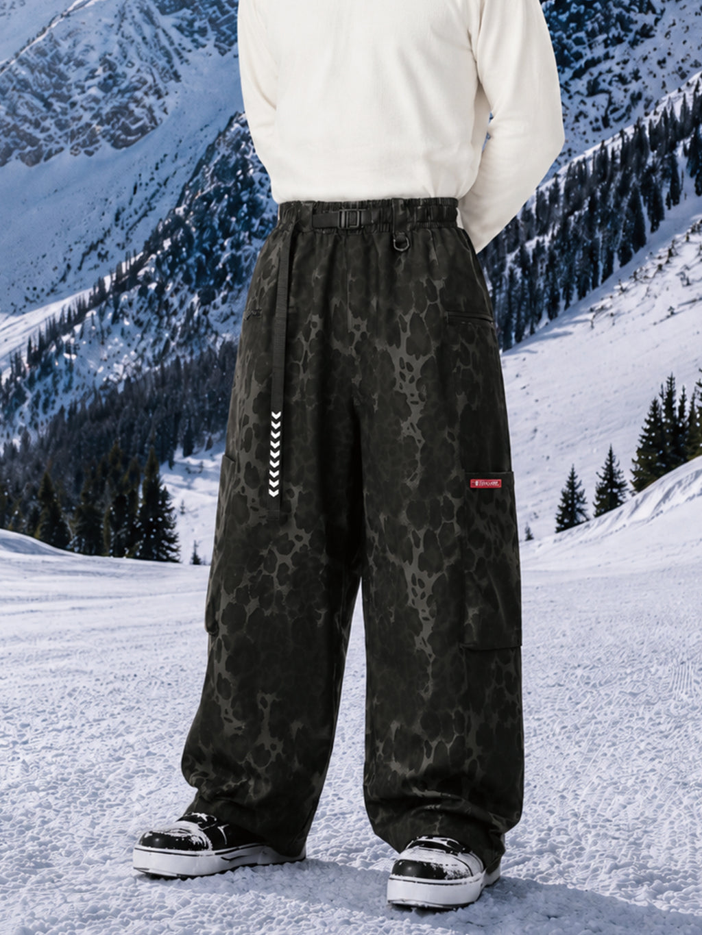 Jasper | Men's Printed Cargo Pants, Straight-Leg Trousers
