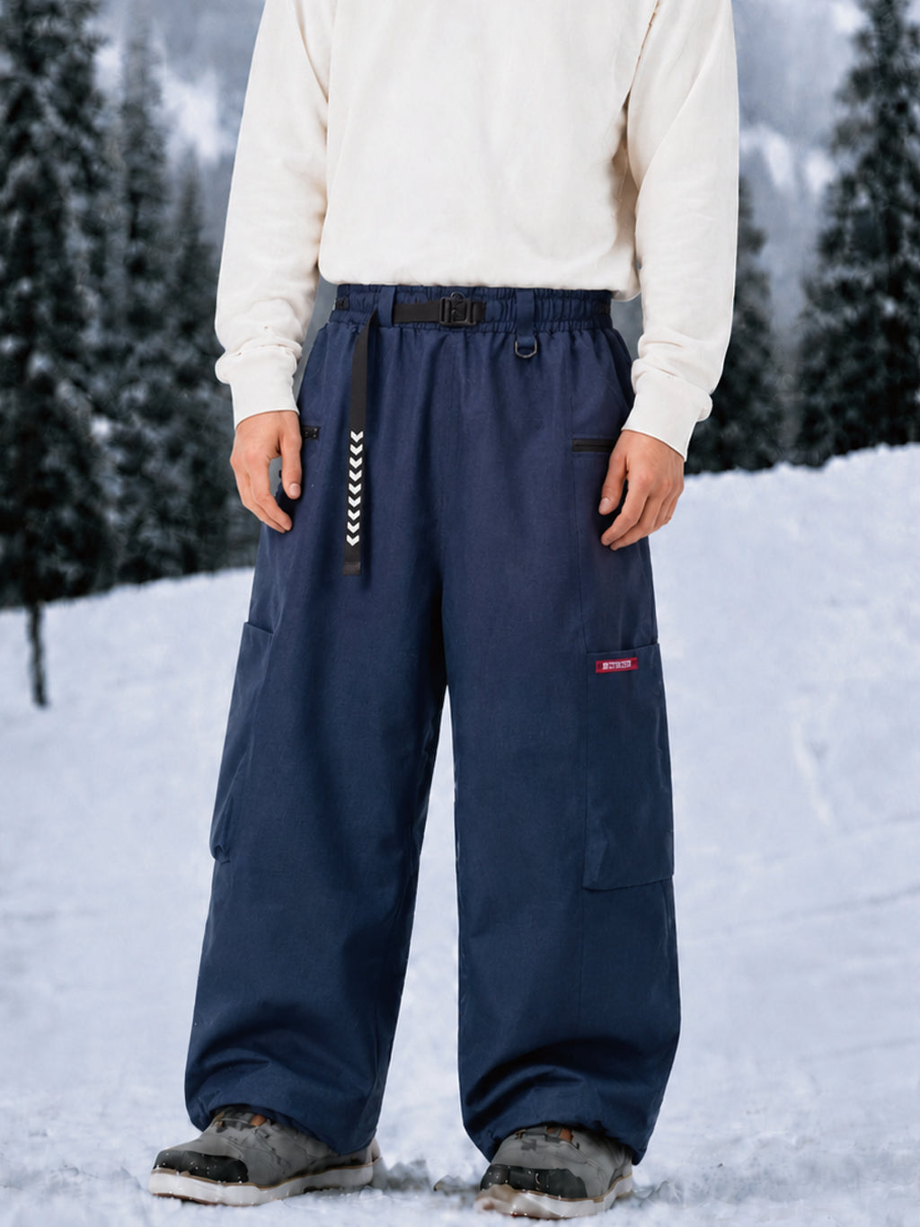 Jasper | Men's Printed Cargo Pants, Straight-Leg Trousers