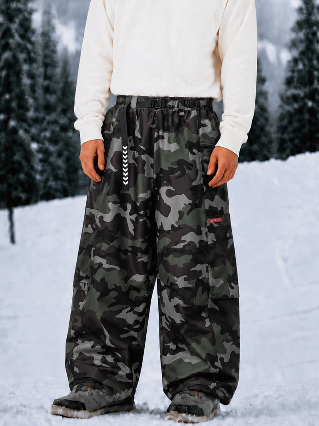Jasper | Men's Printed Cargo Pants, Straight-Leg Trousers