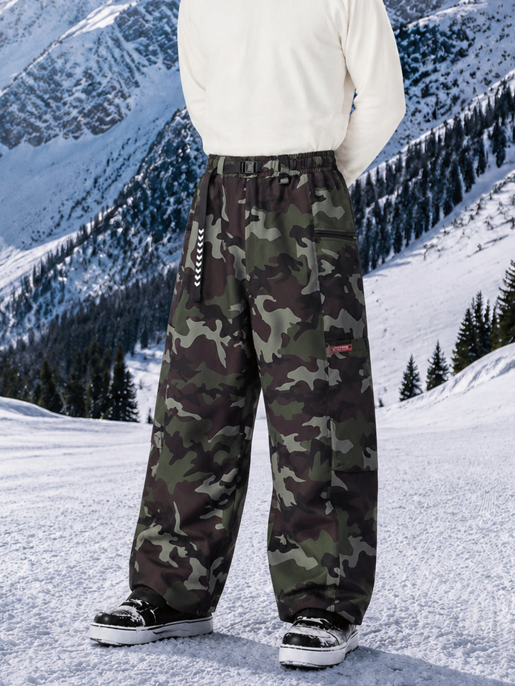 Jasper | Men's Printed Cargo Pants, Straight-Leg Trousers