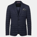 Damian | Men's Quilted Blazer Jacket, Cotton Blend Outerwear