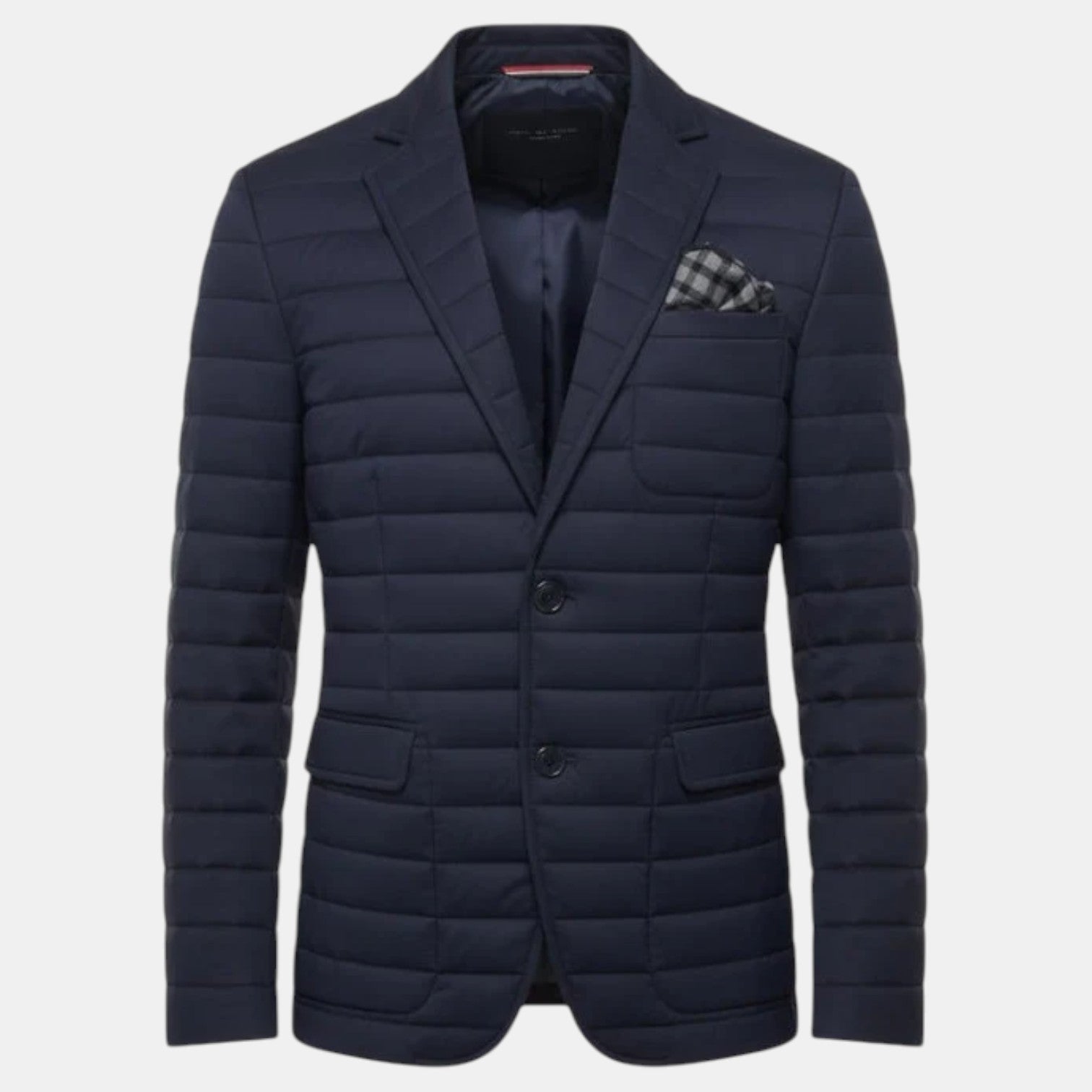Damian | Men's Quilted Blazer Jacket, Cotton Blend Outerwear