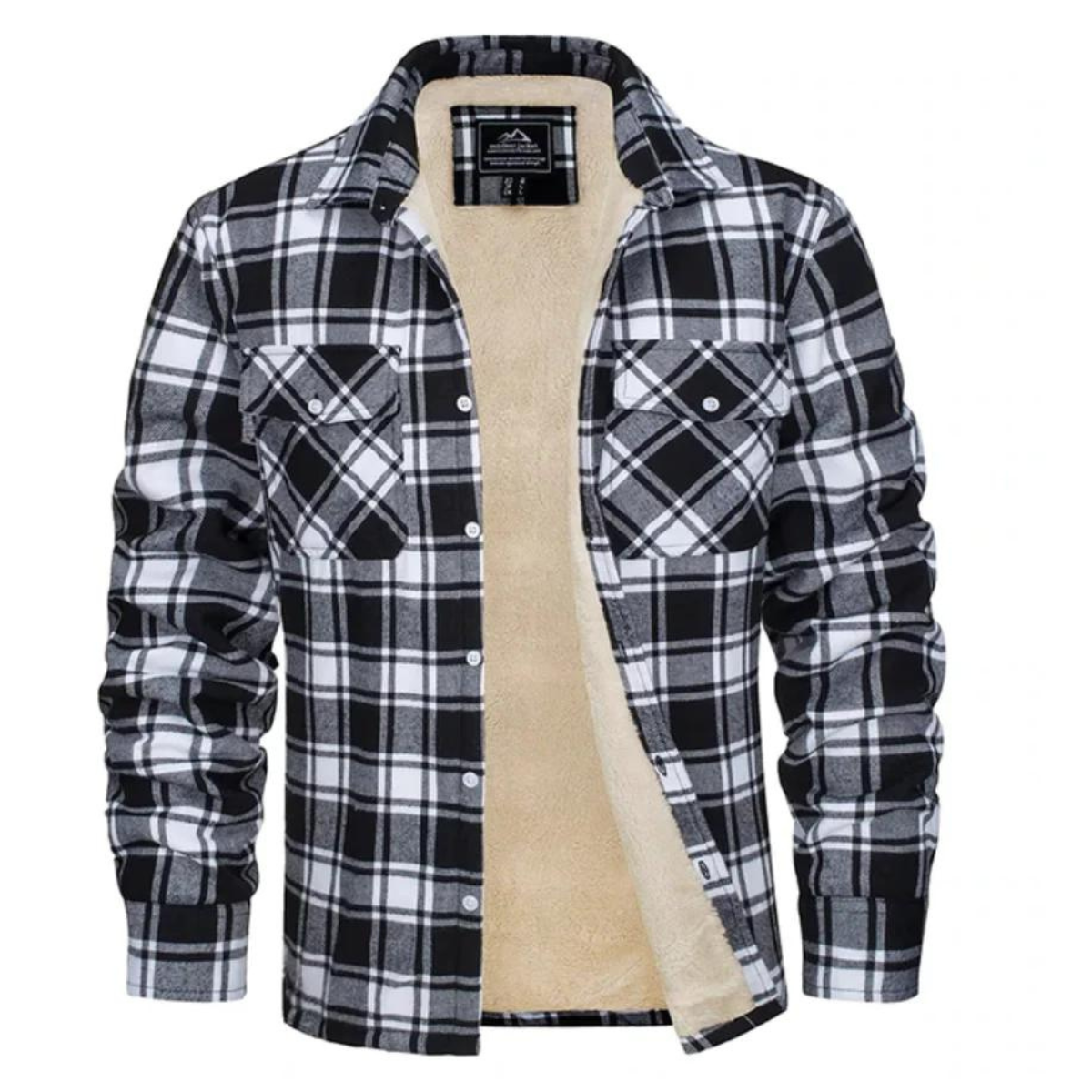 Wallace | Men's Plaid Shirt Jacket, Sherpa Lined Outerwear