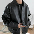 Martin | Men's Streetwear Oversized Leather Bomber Jacket