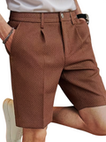 Men's Waffle-Knit Straight-Leg Shorts