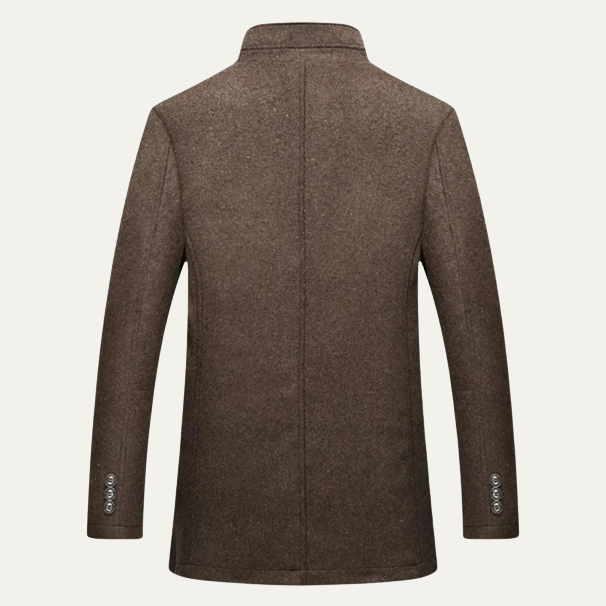 Percival | Men's Wool-Blend Trench Coat, Double-Breasted Outerwear