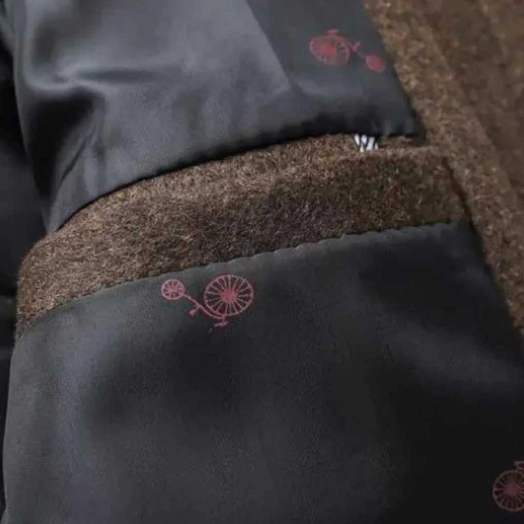 Percival | Men's Wool-Blend Trench Coat, Double-Breasted Outerwear