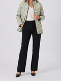 Nola | Women's Quilted Jacket, Delightful Floral Print