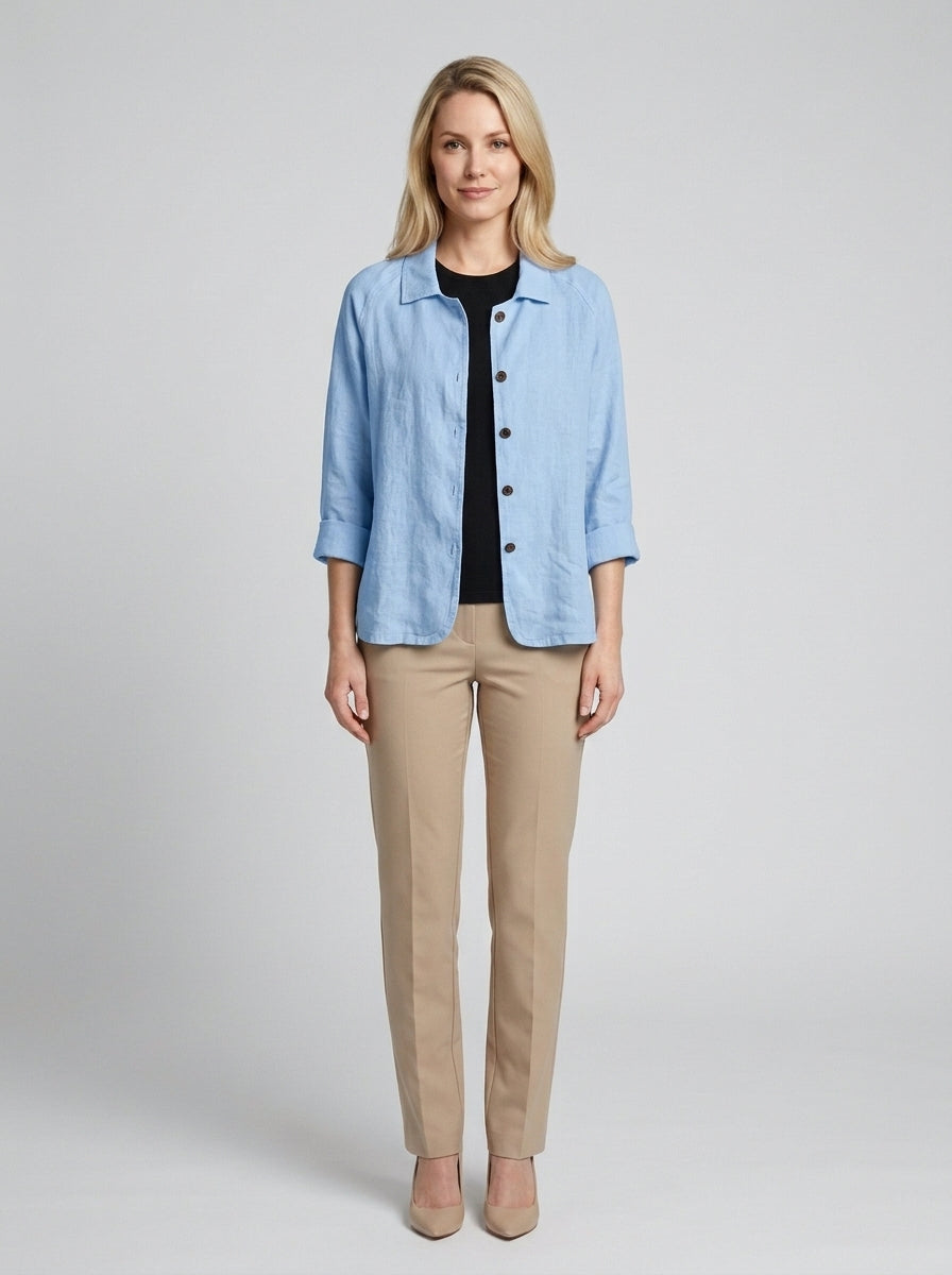 Odalie | Women's Classic Light Top, Everyday Layering Top