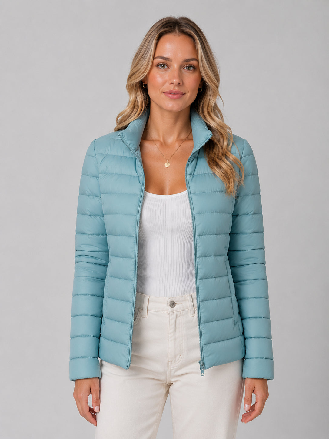 Priya | Women's Lightweight Puffer Jacket, Slim Fit