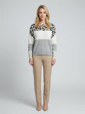 Rosie | Women's Leopard Print Sweater, Trendy Knit