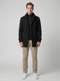 Warwick | Men's Coat, Warm Adjustable Cuff Wool Coat