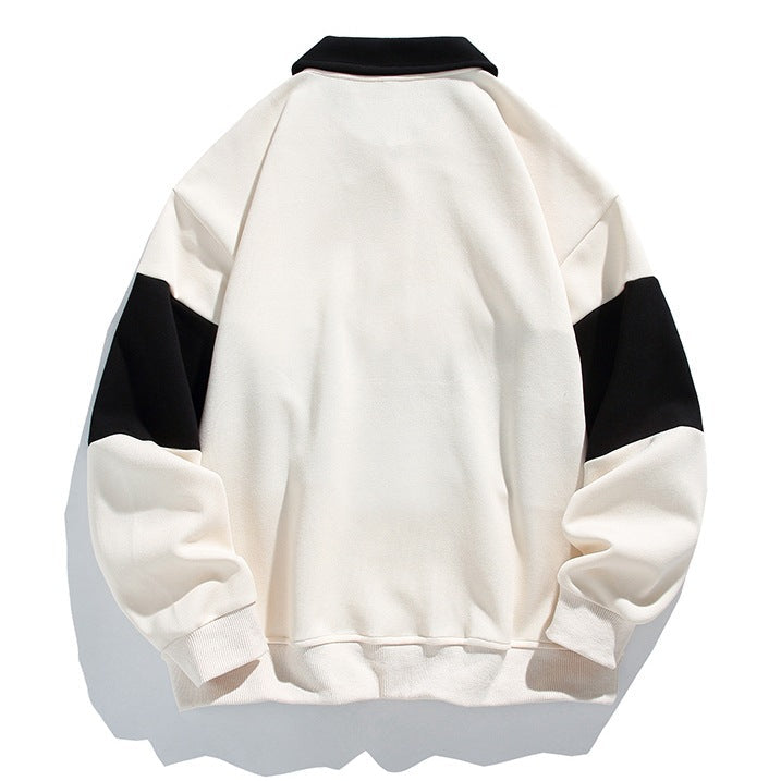 Wesley | Men's Polo Sweatshirt, Cotton Knit