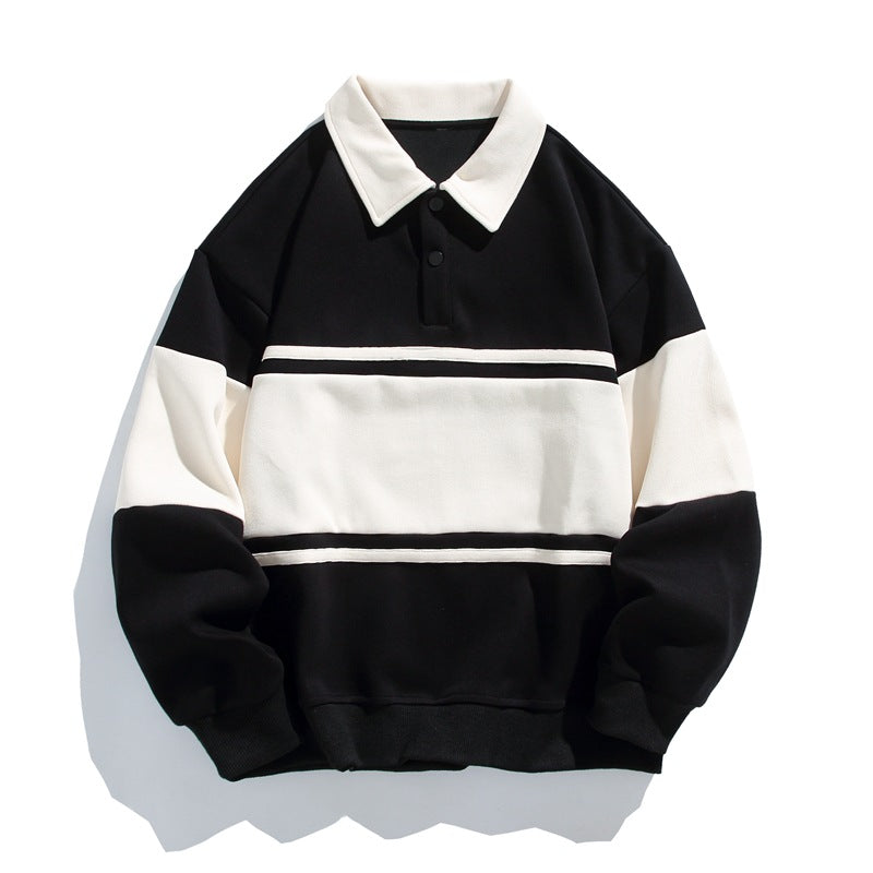 Wesley | Men's Polo Sweatshirt, Cotton Knit