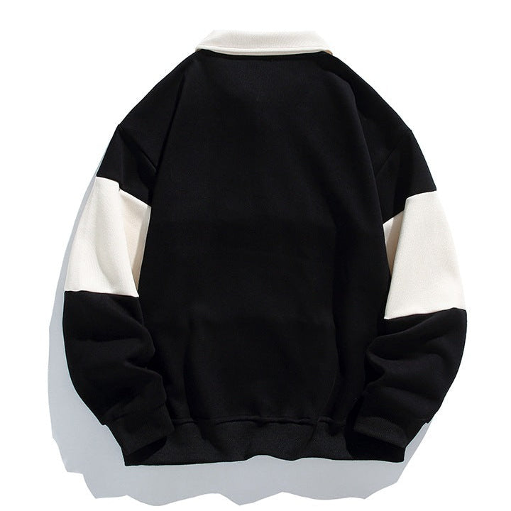 Wesley | Men's Polo Sweatshirt, Cotton Knit