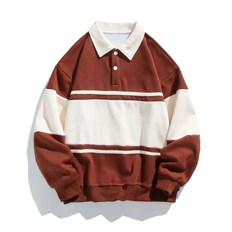 Wesley | Men's Polo Sweatshirt, Cotton Knit