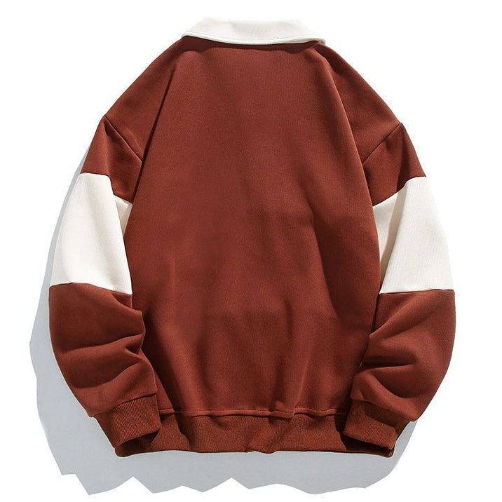 Wesley | Men's Polo Sweatshirt, Cotton Knit