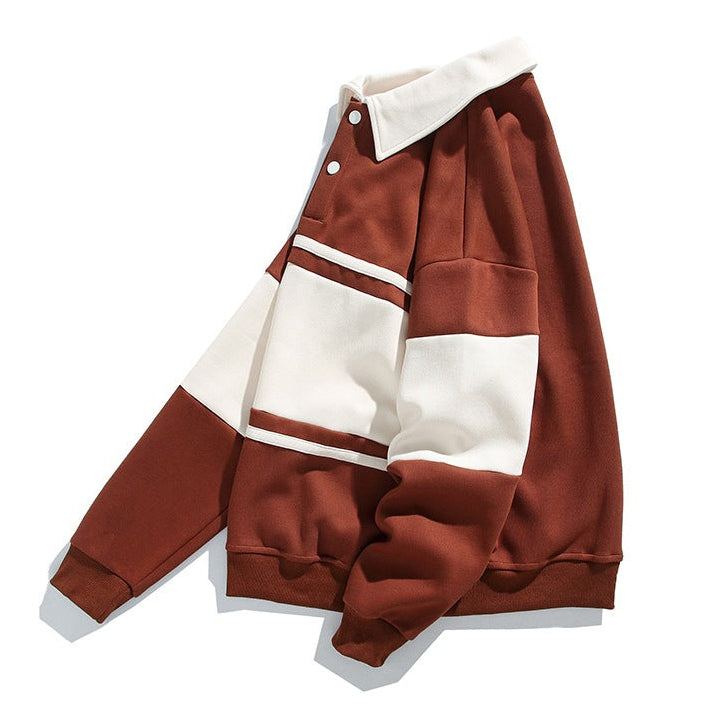 Wesley | Men's Polo Sweatshirt, Cotton Knit