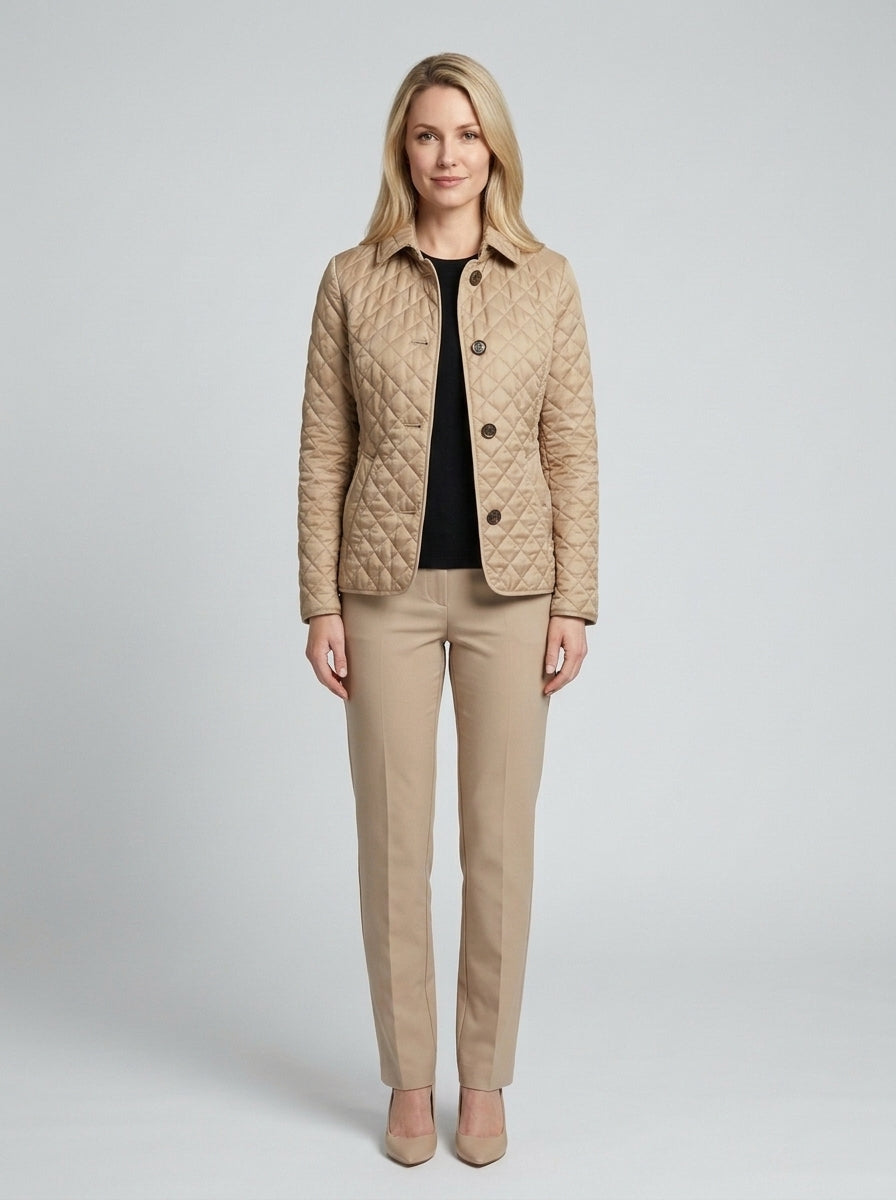 Sanne | Women's Diamond Quilted Jacket, Casual Jacket