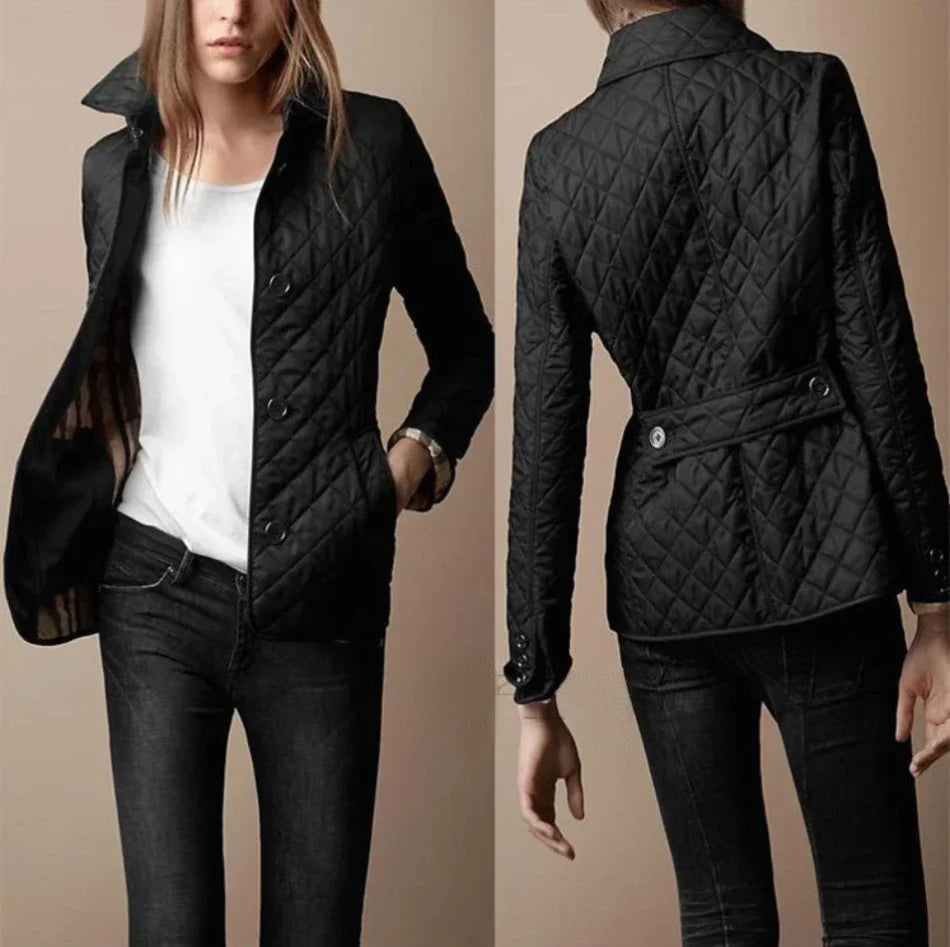 Sanne | Women's Diamond Quilted Jacket, Casual Jacket