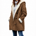 Camille | Women's Duffle Coat, Wool Blend Outerwear