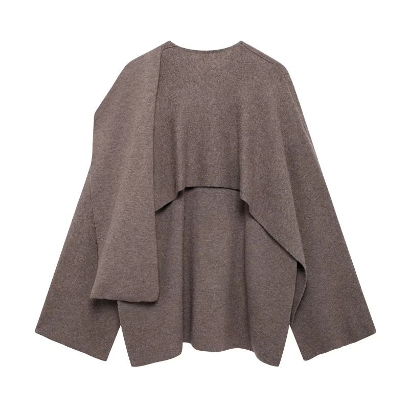 Carlotta | Women's Oversized Cape Coat, Asymmetrical Silhouette